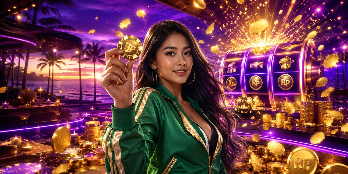Permainan slot digital dimainkan di tepi pantai dengan suasana santai